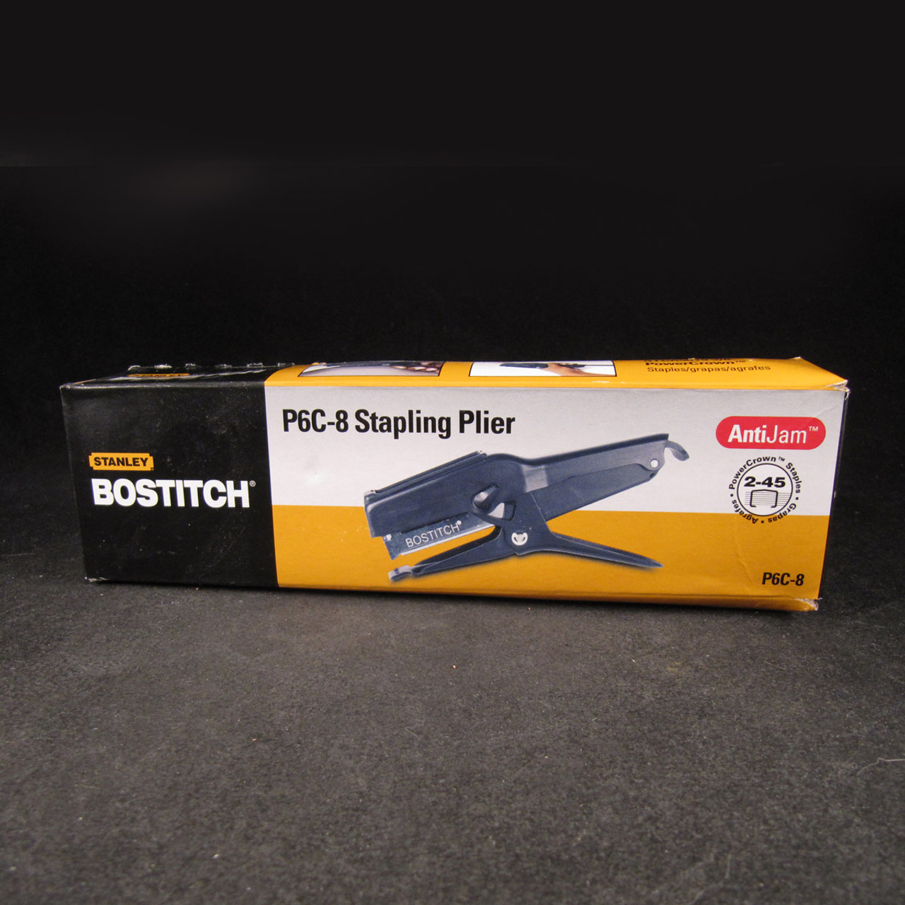 Bostitch P6C8 PowercrownT HeavyDuty AntiJam Stapling Pliers Enter