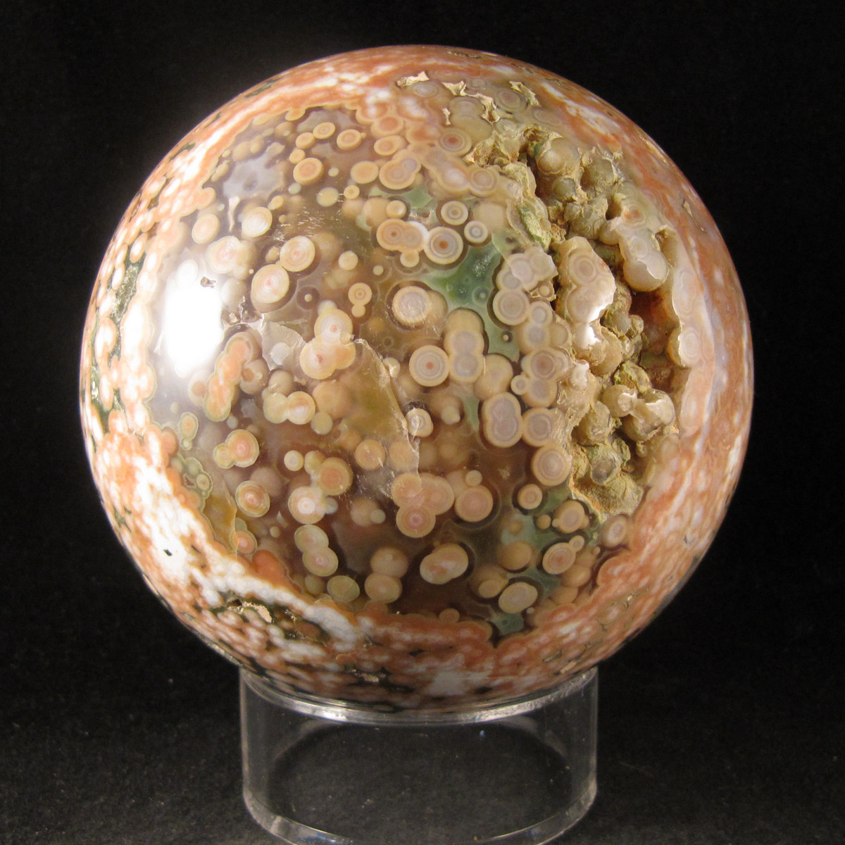 Ocean Jasper Sphere EOJ661 - Enter the Earth, Inc