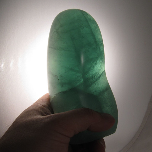 "Emerald Green Fluorite" Free Form Sculpture MFL006 "Emerald Green Fluorite" Free Form Sculpture MFL006