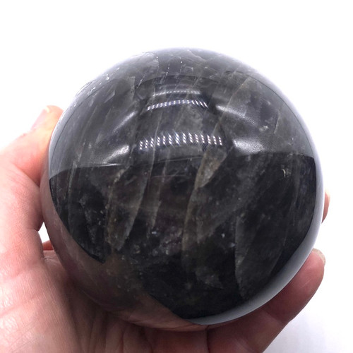 Black Moonstone Sphere - BMN002