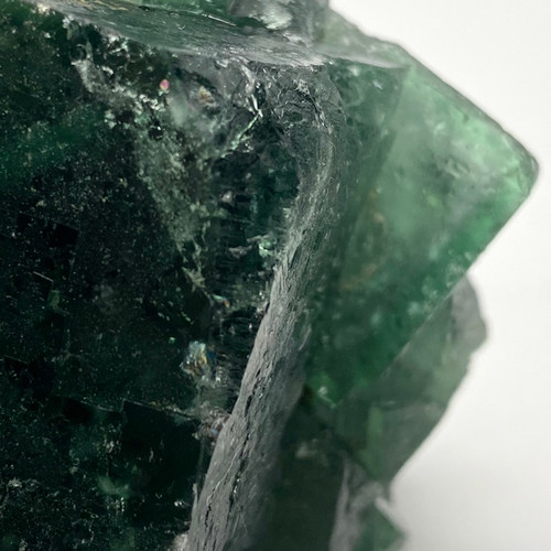 Emerald Green Cubic Fluorite UV's Blue at Enter the Earth