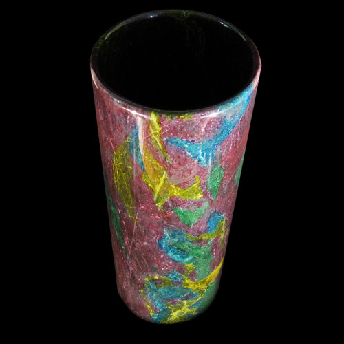 Seven Shades of Serpentine Jade Vase EJV002 Enter the Earth, Inc