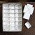 White Mineral Fold-up Boxes, size 18's (3.25" x 2.25") - 100 pieces