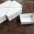 White Mineral Fold-up Boxes, size 18's (3.25" x 2.25") - 100 pieces