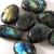 ECONOMY Labradorite Pebble, 1 (one) piece, Palm Stone, Large - Madagascar STK005 ECONOMY Labradorite Pebble, 1 (one) piece, Palm Stone, Large - Madagascar STK005
