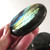 ECONOMY Labradorite Pebble, 1 (one) piece, Palm Stone, Medium- Madagascar STK003