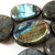 ECONOMY Labradorite Pebble, 1 (one) piece, Palm Stone, Medium- Madagascar STK003