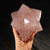 6.5" Rose Quartz Stellated Dodecahedron aka Double Merkaba - MDODEC005