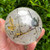 Quartz Sphere with Black Tourmaline, Chlorite, Iron  QTZ301