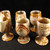 Banded Onyx Goblets, Set of 2