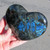 Madagascar Spectralite Labradorite Heart - MSPEC049