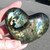 Madagascar Spectralite Labradorite Heart - MSPEC048
