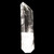 Clear Quartz Point with Penetrators