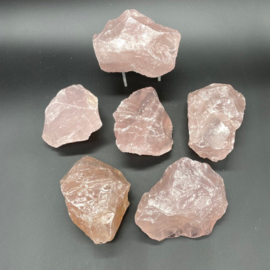 Selection of Bio Tenseur With Handle in Rock Crystal, Rose Quartz