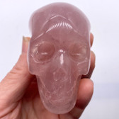 Rose Quartz Crystal Skull MDSKU048