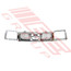 1644099-0 -GRILLE -CHROME/SILVER GREY -TO SUIT NISSAN NAVARA D22 1998-2000