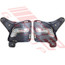 8194194-73PG -FOG LAMP COVER SET -L&R -WITH DAYTIME RUNNING LAMP LED -TO SUIT TOYOTA HIACE 2010 - F/LIFT