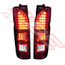 8194198-62PG -REAR LAMP -SET -L&R -LED -RED BASE WHITE COVER -TO SUIT TOYOTA HIACE 2004-