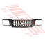 8127099-9 -GRILLE -MAT/BLACK -W/CHROME FRAME -TO SUIT TOYOTA HILUX 2002-