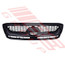 8128199-10 -GRILLE -MAT/DARK GREY -W/UPPER BLACK MOULDING -TO SUIT TOYOTA HILUX 2009 - 2WD