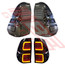 8128298-93PG -REAR LAMP SET -L&R -SMOKEY LED -TO SUIT TOYOTA HILUX 2015-