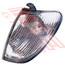 8133097-3G -CORNER LAMP -L/H -CLEAR -TO SUIT TOYOTA LANDCRUISER FJ100 2001-