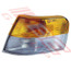 6513097-1G -CORNER LAMP -L/H -AMBER/CLEAR -W/E -SAAB 9000 CD 1988-94