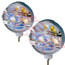 SL-9500R -DRIVE LAMP SET -2PCS -RAINBOW LENS -H3/12V/55W -METAL HOUSING -8 INCH