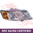 2817094-4CF - HEADLAMP - R/H - CHROME - W/AMB CNR LAMP - CERTIFIED NSF AU/NZ - TO SUIT HOLDEN COMMODORE VY 2002-  EXEC