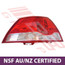 2818098-1CF-REAR LAMP-L/H-RED-CERTIFIED NSF AU/NZ-TO SUIT HOLDEN COMMODORE VE OMEGA SV6 2006-