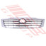 8128199-23 - GRILLE - CHROME PAINTED - SILVER/BLACK - TO SUIT - TOYOTA HILUX 2011-