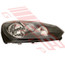 9525094-2CF - HEADLAMP - R/H - ELECTRIC - BLACK - H-TYPE - CERTIFIED - VW GOLF MK6 5K 2008- 2012