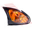 0061097-88 -CORNER LAMP -R/H -BLACK SURROUND -AMBER -TO SUIT BMW 3'S E46 4D 2001-