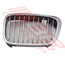 0061099-3 -GRILLE -L/H -CHRM/CHRM -W/FRAME -TO SUIT BMW 3'S E46 1998-2001
