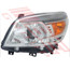 2588194-03G -HEADLAMP -L/H -MANUAL -CHROME -TO SUIT FORD RANGER 2009-