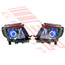 2588294-90PG -HEADLAMP SET -L&R -BLACK HID TYPE W/LED H/RING -TO SUIT FORD RANGER PX1 2012-