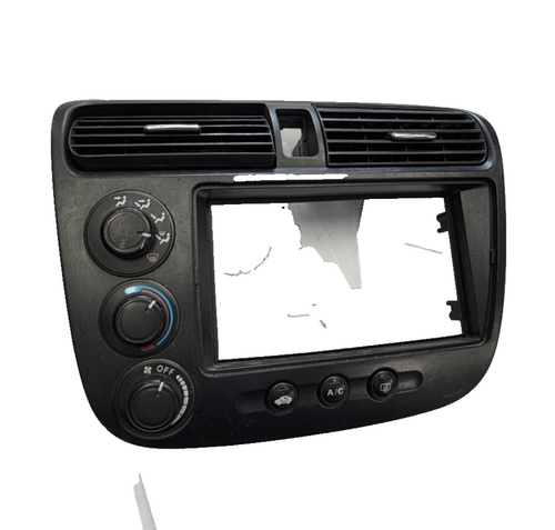 2001-2005 Honda Civic AC Heater Climate Control Panel Bezel Trim Black