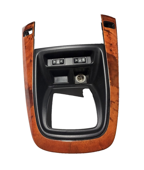 1999-2003 Lexus RX300 Upper Center Console with Heated Seat Switch Woodgrain