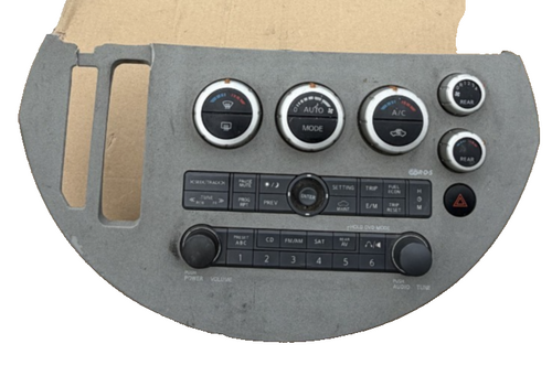 2004-2005 04 05 Nissan Quest Climate Control Trim Panel Bezel 27500 ZF200