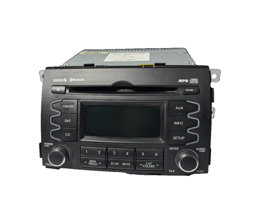 2011 2012 2013 Kia Sorento Sirius AM FM CD Radio Screen Display 961401U201