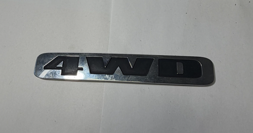 08 2008 Honda Pilot 4WD Rear Trunk Lid Emblem Black Silver