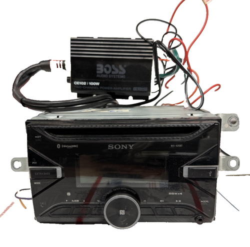 Sony Media Audio Radio Bluetooth Receiver with Two Channel Amplifier WX 920BT