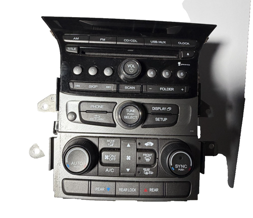 13-15 Honda Pilot Audio Equipment AM FM CD Radio Control Panel 39100 SZA C211 M1