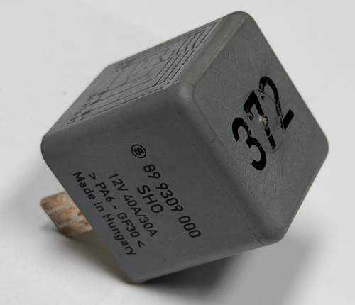 1992-2004 Audi S4 S6 A4 Fuel Pump Relay 12V 40A 30A 89 9309 000 Gray