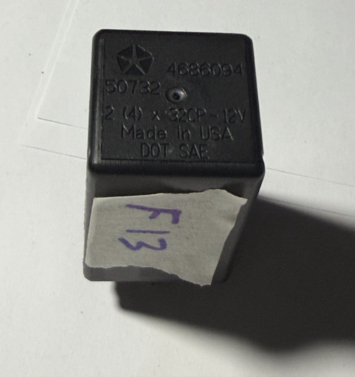 97 98 99 00 01 02 03 04 Jeep Dodge Chrysler Turn Signal Flasher Relay 4686094