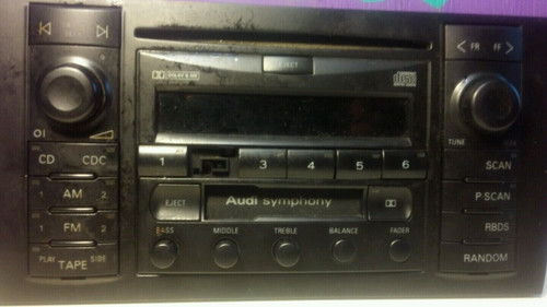 Audi A6 S6 AllRoad OEM Symphony Cassette & CD Player Radio