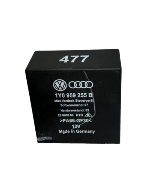 2006 Volkswagen Beetle Convertible Top Relay 1Y0959255B Mini Verdeck Steuergerät 2006 Volkswagen Beetle Convertible Top Relay 1Y0959255B Mini Verdeck Steuergerät