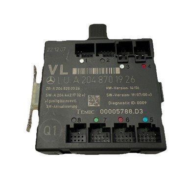 2008-2018 Mercedes W204 C300 E400 CLS550 Door Control Module Front Left Side