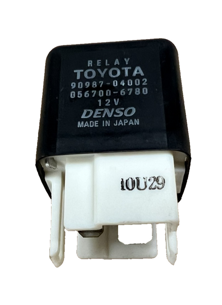 1984-2002 Toyota 4Runner Denso Blower Motor Relay 12V 90987 04002 Black