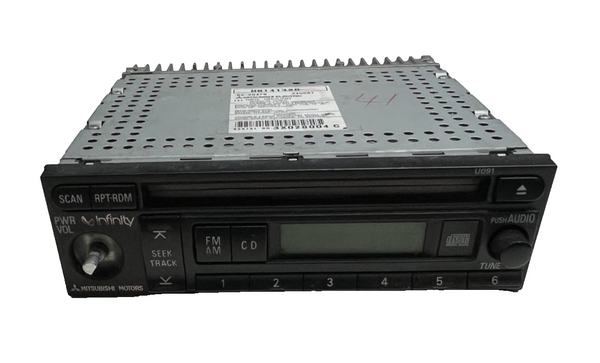 2004-2006 Mitsubishi Lancer AM FM Radio Stereo Disc CD Player OEM MN14149